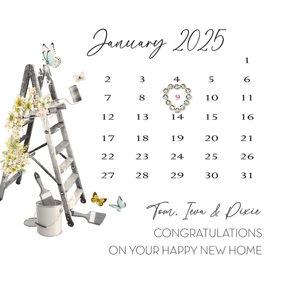 Congratulations on Your Happy New Home (Calendar)