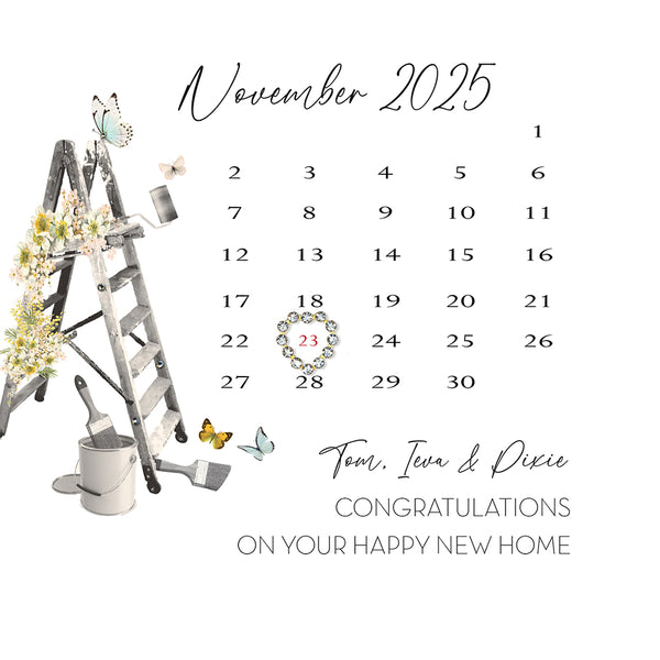 Congratulations on Your Happy New Home (Calendar)