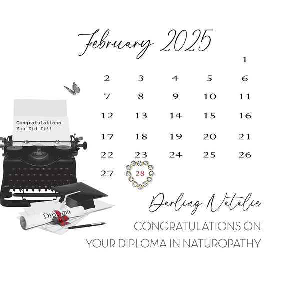 Congratulations on Your Graduation / Diploma / Degree (Calendar)