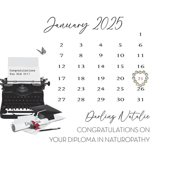 Congratulations on Your Graduation / Diploma / Degree (Calendar)