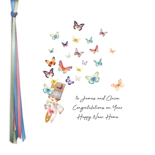 Congratulations on Your Happy New Home (Butterflies)
