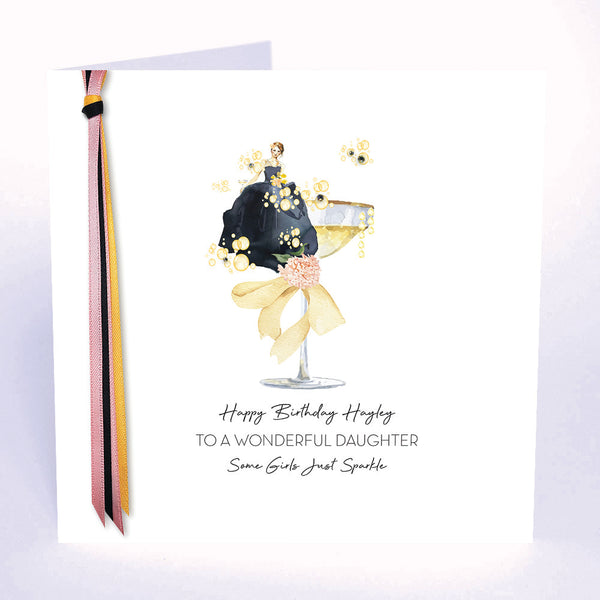 Happy Birthday to a Wonderful Daughter Some Girls Just Sparkle (Lady Coupe)