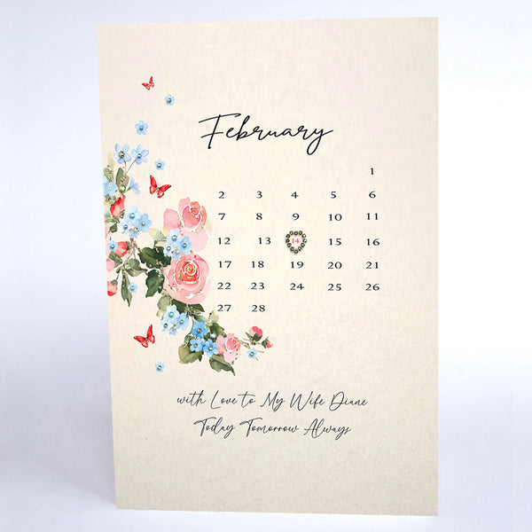 With Love Today Tomorrow Always (Valentine's Day Calendar)