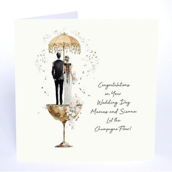 Congratulations on Your Wedding Day Let the Champagne Flow!