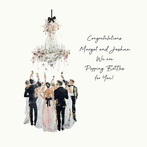Congratulations We are Popping Bottles for You!