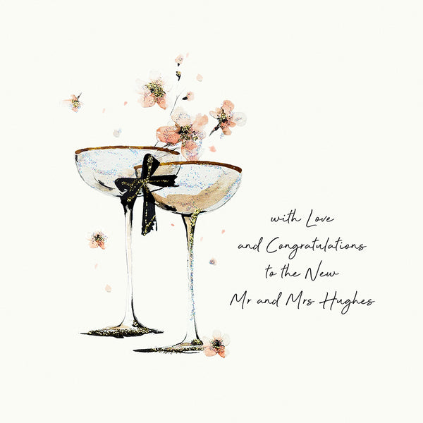With Love and Congratulations to the New Mr and Mrs