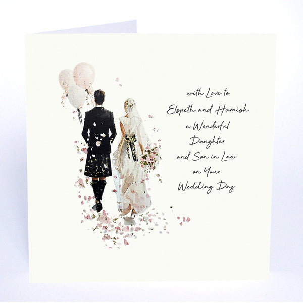 With Love to a Wonderful Daughter and Son in Law (Scottish)