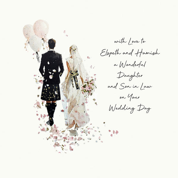 With Love to a Wonderful Daughter and Son in Law (Scottish)