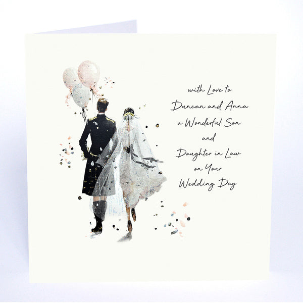 With Love to a Wonderful Son and Daughter in Law (Scottish)