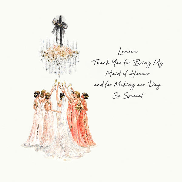 Thank You for Being My Maid of Honour and for Making our Day So Special (Maid of Honour Thank You)