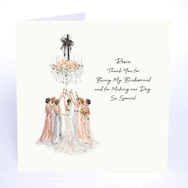 Thank You for Being My Bridesmaid and for Making our Day So Special (Bridesmaid Thank You)