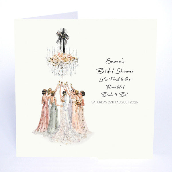 Let's Toast to the Beautiful Bride to Be - Bridal Shower / Hen Do