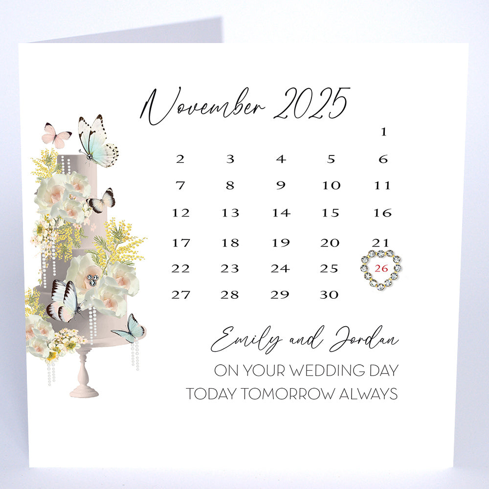 On Your Wedding Day (Calendar)