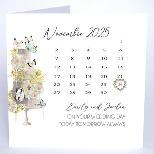 On Your Wedding Day (Calendar)