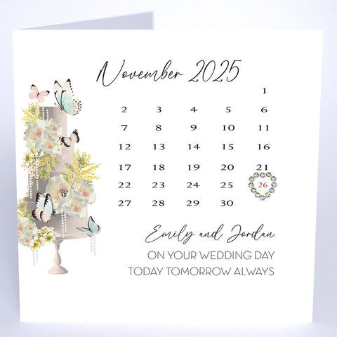 On Your Wedding Day (Calendar)