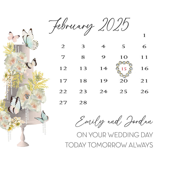 On Your Wedding Day (Calendar)