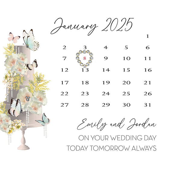 On Your Wedding Day (Calendar)