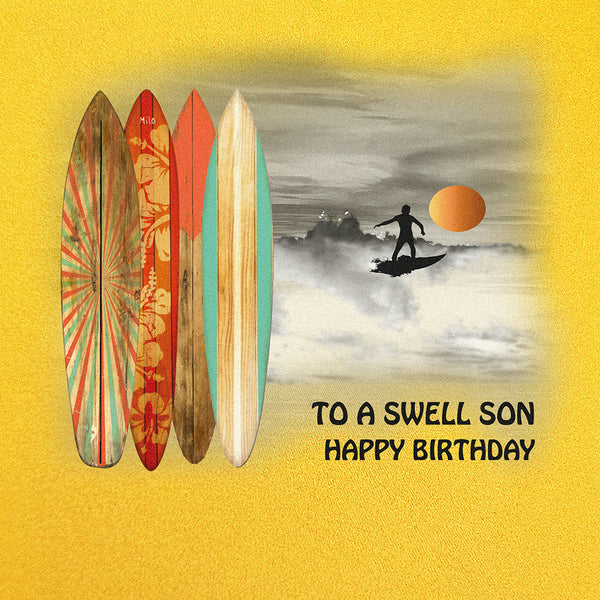 To a Swell Son Happy Birthday