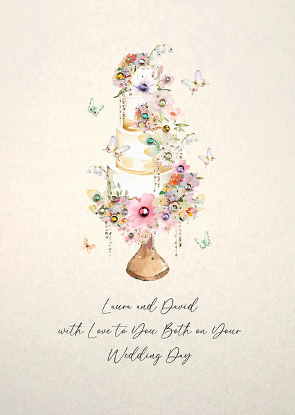 With Love to You Both on Your Wedding Day (Cake)