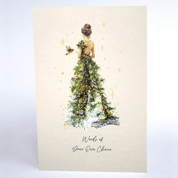 Words of Your Own Choice (Lady Christmas Dress)