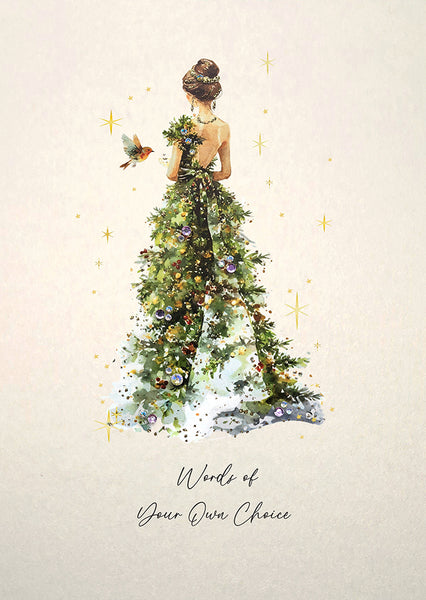 Words of Your Own Choice (Lady Christmas Dress)