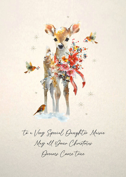 to a Very Special Daughter May All You Christmas Dreams Come True