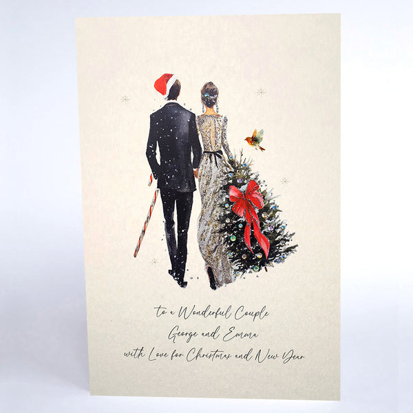 to a Wonderful Couple with Love for Christmas and New Year