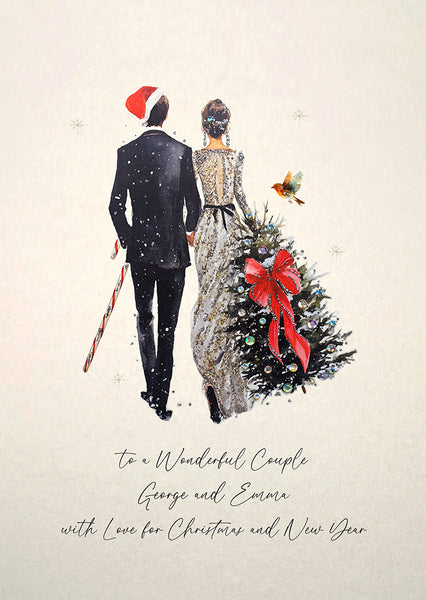 to a Wonderful Couple with Love for Christmas and New Year