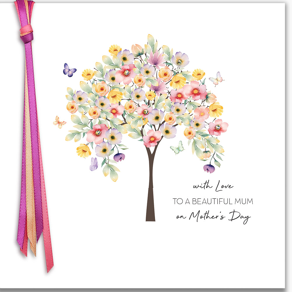 with Love to a Beautiful Mum on Mother's Day (Tree)