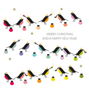 Merry Christmas and a Happy New Year (Birds)