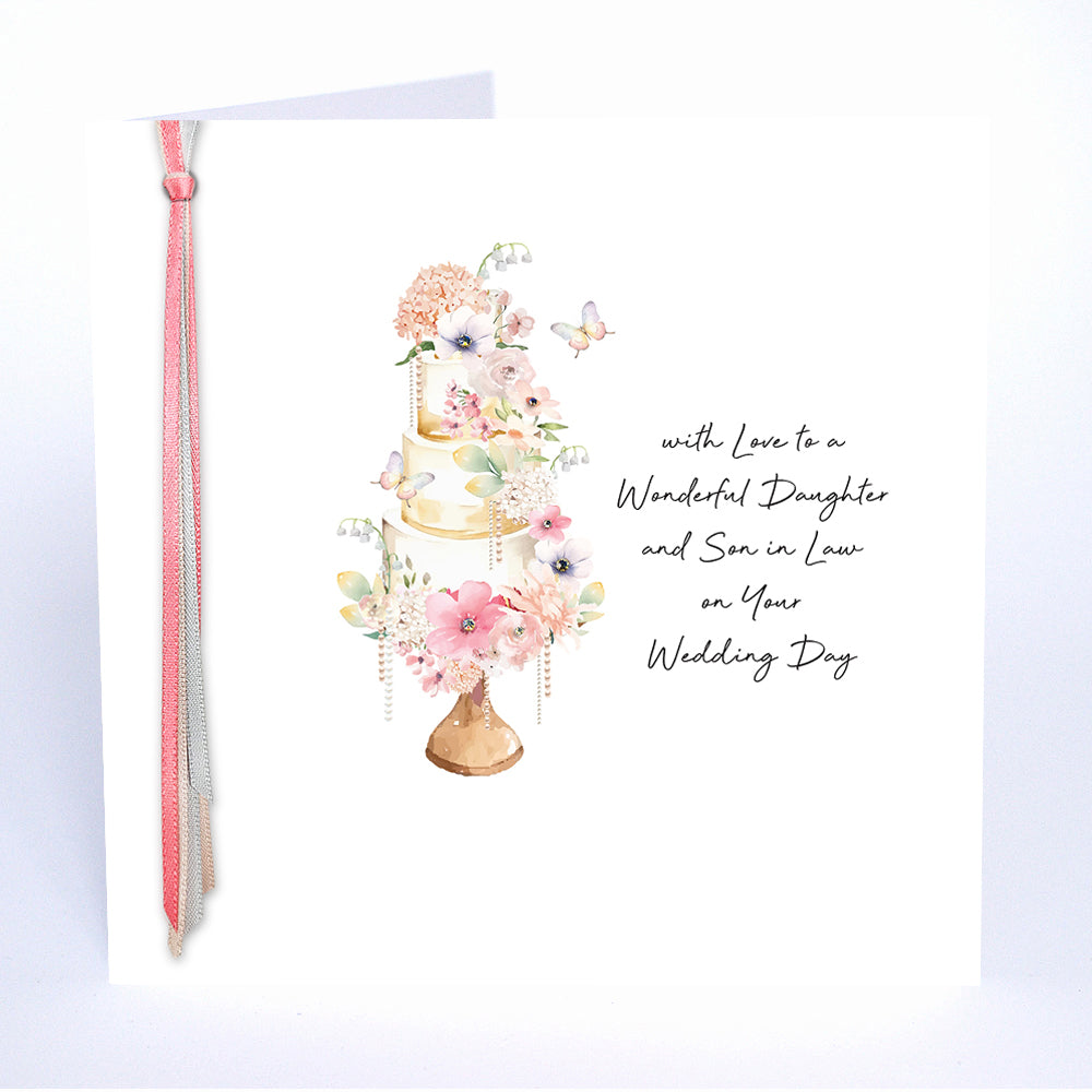 To a Wonderful Daughter & Son In Law - Wedding Day