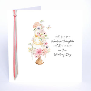 To a Wonderful Daughter & Son In Law - Wedding Day