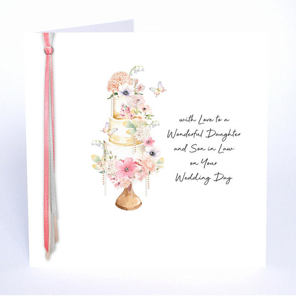 To a Wonderful Daughter & Son In Law - Wedding Day