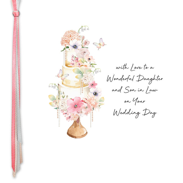 To a Wonderful Daughter & Son In Law - Wedding Day