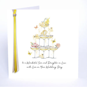 To a Wonderful Son & Daughter In Law - Wedding Day