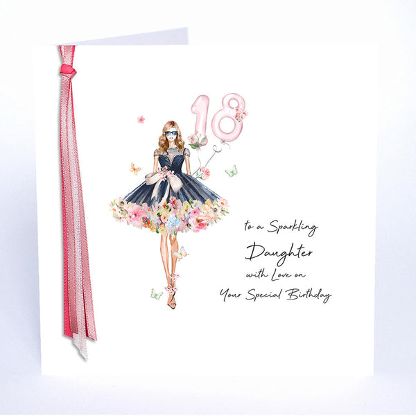 18 To A Sparkling Daughter With Love On Your Special Birthday