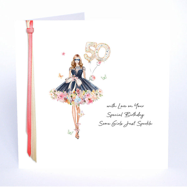 50 With Love On Your Special Birthday Some Girls Just Sparkle