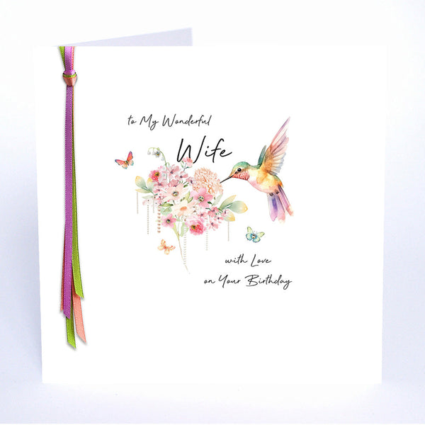 To My Wonderful Wife With Love On Your Birthday