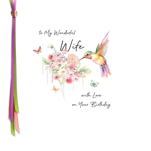 To My Wonderful Wife With Love On Your Birthday