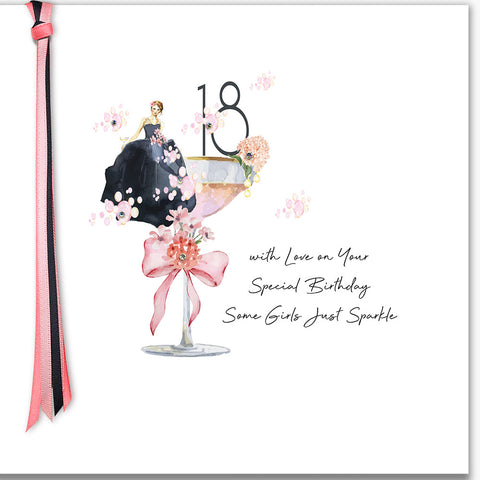 18 With Love On Your Special Birthday Some Girls Just Sparkle