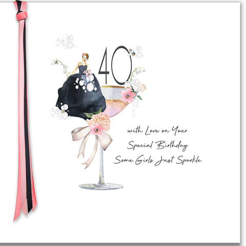 40 With Love On Your Special Birthday Some Girls Just Sparkle