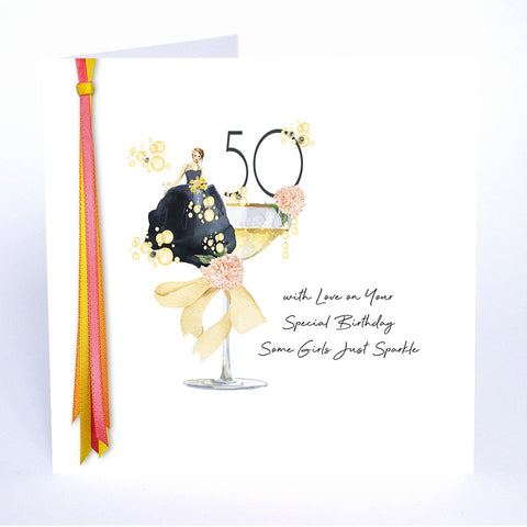 50 With Love On Your Special Birthday Some Girls Just Sparkle