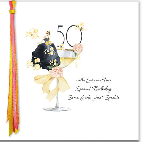 50 With Love On Your Special Birthday Some Girls Just Sparkle