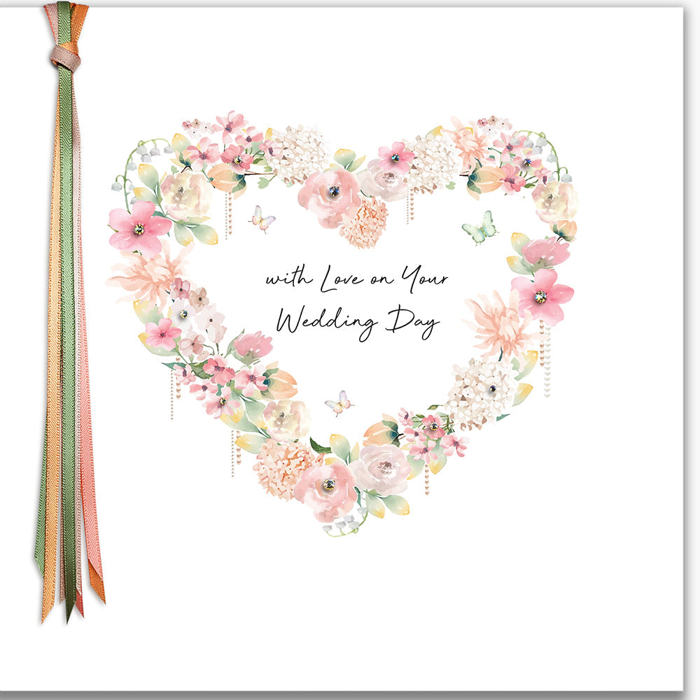 With Love On Your Wedding Day (Heart)