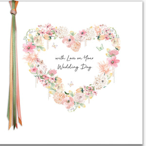With Love On Your Wedding Day (Heart)
