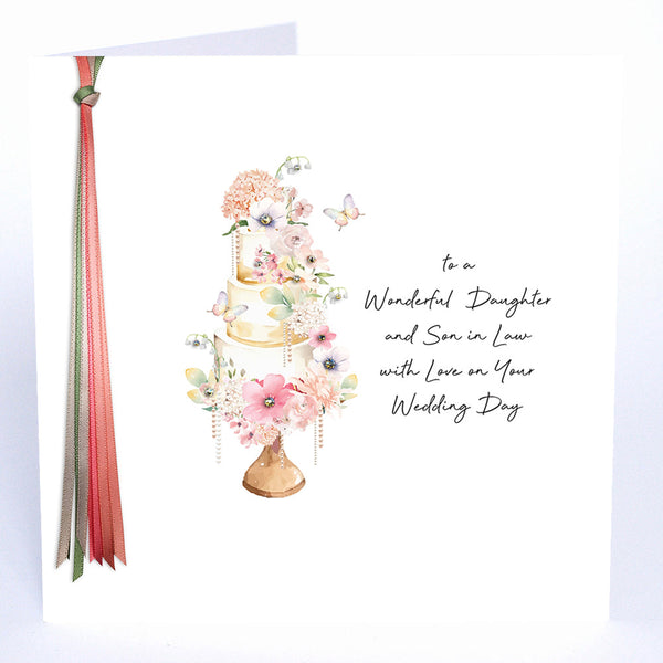 To A Wonderful Daughter & Son In Law On Your Wedding Day
