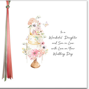 To A Wonderful Daughter & Son In Law On Your Wedding Day