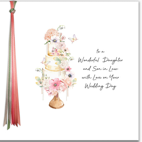 To A Wonderful Daughter & Son In Law On Your Wedding Day