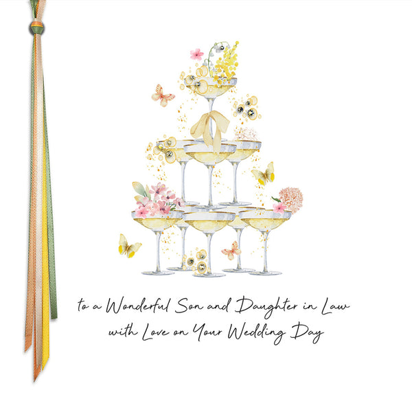 To A Wonderful Son & Daughter In Law On Your Wedding Day