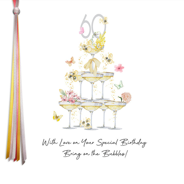 60 With Love On Your Special Birthday (Glasses)